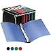 Avery Hanging Storage 3 Ring Binder, 1 Inch Round Rings, 1 Black Binder (14801)