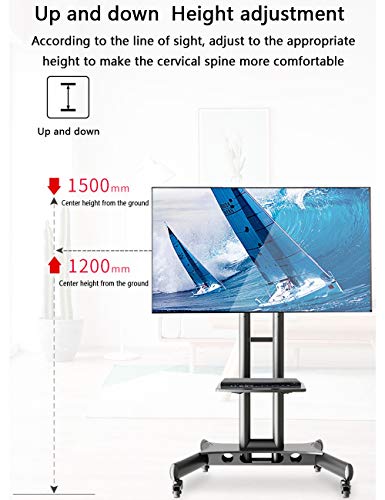 Soporte móvil para TV universal para 32-65 pulgadas miniatura 7