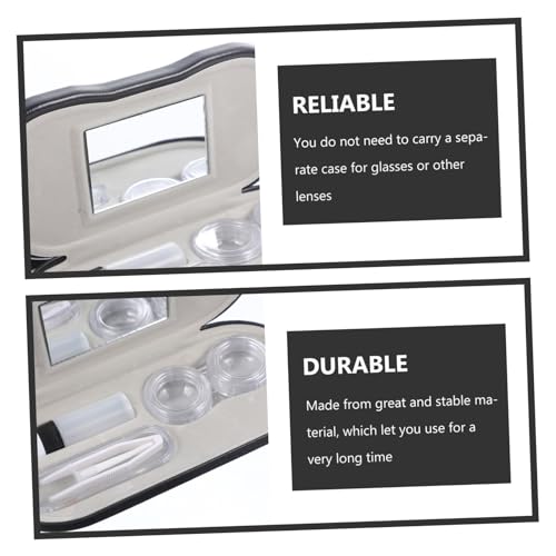 Étui à lunettes de voyage double couche pour l'organisation nomade