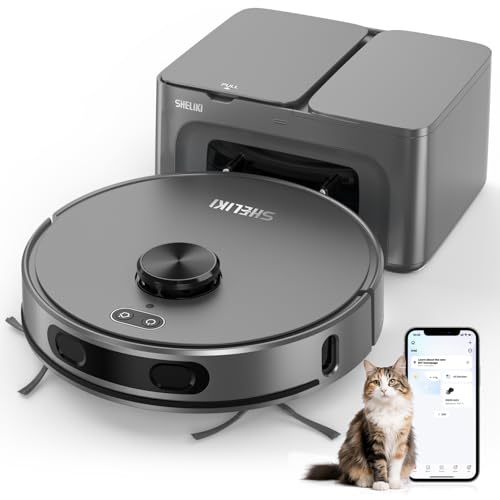 SHELIKI Robot Vacuum and Mop Combo