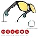 Produktbild Ecisi Anti-Blu-ray Knochenleitungs-Sonnenbrille, drahtlose Bluetooth-wasserdichte Sport-Open-Ear-Musik und Kopfhörer mit Freisprechfunktion für Männer und Frauen