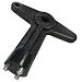 Twowinds - 7700422600 Llave de Seguridad fijación Tapacubo + 4 Tornillos Megane...