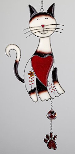 formano Fensterdeko Hänger Katze hängend 38 cm Fensterschmuck Hängedeko...