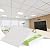 Noooza 2ft x 2ft Drop Ceiling Tiles?Smooth White PVC Ceiling Panel 24 x 24in. Waterproof, Washable and Fire-Rated - Reusable - High-Grade PVC to Prevent Breakage-Package of 12 Tiles