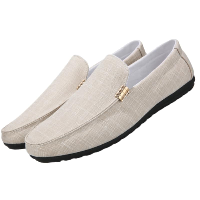 Men's Canvas Loafers, Casual and Comfortable Flat Shoes, Soft Sole, Breathable and Lightweight, Suitable for Daily Office wear.