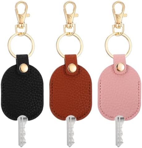 Amazon.com: SynHHergyx 3 PCS Broken Car Key Loop Replacement Leather ...