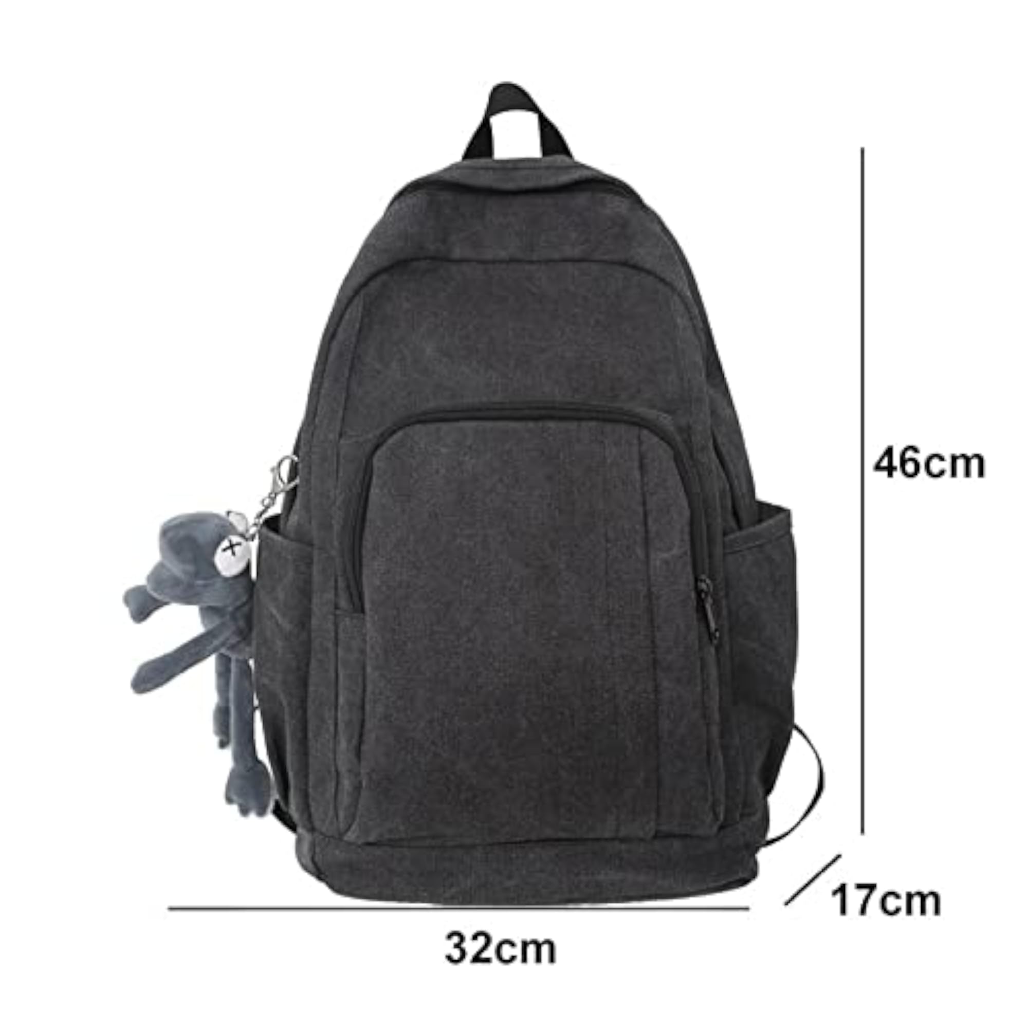 Large Capacity Canvas Women's Backpack, Lightweight