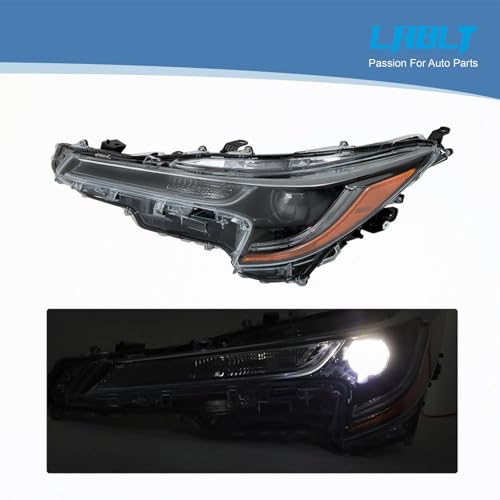 LABLT Driver Side Headlight Assembly Replacement for Corolla LE 2020 2021 2022 Left Side Headlamps Assembly Replacement for 8115002S30 TO2502286 by LABLT - Used condition - Image 7