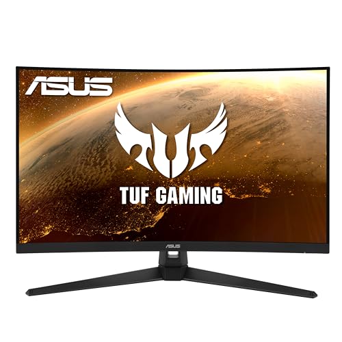 ASUS TUF Gaming VG32VQ1BR | 31,5 Zoll WQHD Curved Monitor | 165 Hz, 1ms MPRT, FreeSync Premium, HDR 10 | VA Panel, 16:9, 2560x1440, DisplayPort, HDMI