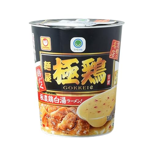 【販路限定品】マルちゃん 麺屋極鶏 鶏だく 極濃鶏白湯ラーメン 112g×12個