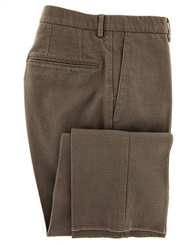 Incotex Brown Solid Pants - Slim
