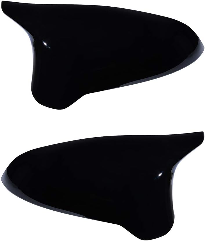 AstraDepot Replacement for M3 M4 Side Mirror Cover Caps Left Right Door 2015-2020 BMW F80 F82 16 17 18 19 (Carbon Fiber)