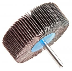 212 Main Industries Inc 60182 Flap Wheel Shank Mounted 80 Grit, 3 x 1 Inch