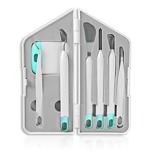 WISEPROSet of 8 Basic Vinyl Weeding Tools, Vinyl Craft Toolkit Art & Craft Supplies Handcraft Making Tools for DIY Paper Craft Silhouette (Blue)
