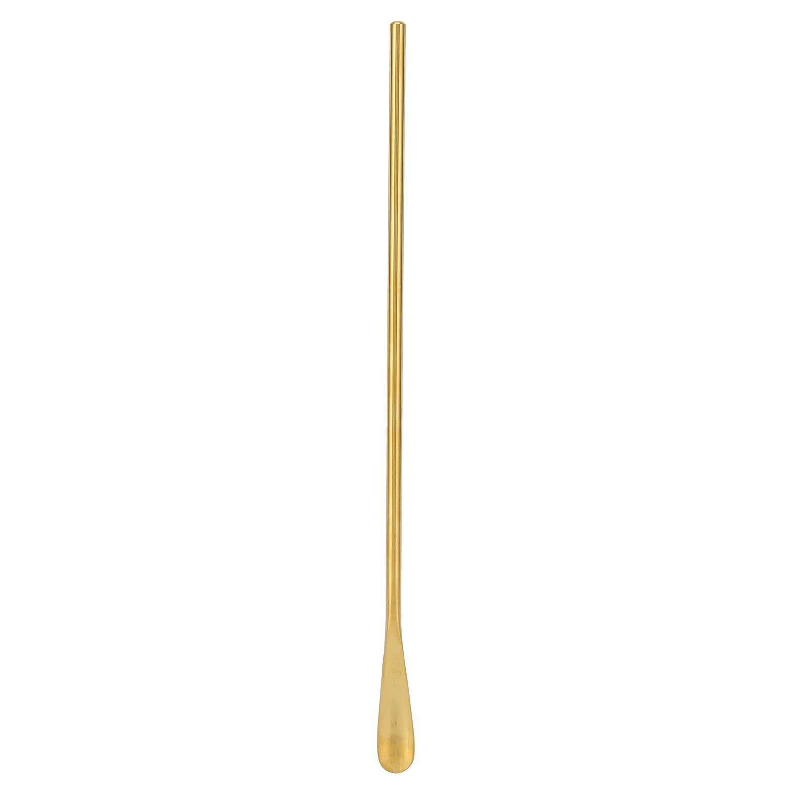 Stainless Steel Mixing Spoon Long Handle Small Coffee Mixing Stick Cocktail Ice Spoon Office Home Restaurant Gold