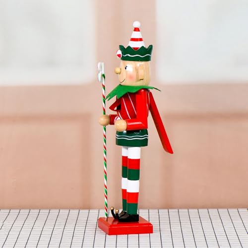 Casse-noisette de Noël en bois de 38 cm comme cadeau de fêtes