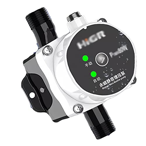 Bomba De Agua A Presióntap Bomba De Refuerzo De Agua Solar Home DC24V Automático Pequeño Y Silencioso Calentador De Agua Tubería Bomba De Agua Presurizada Casa Familiar Bomba De Presión,Negro,80W Cover