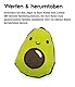 Petstages Lil’ Avocato - Katzenspielzeug - Zahnpflege - Avocado - Katzenminze - Grün - Einheitsgröße