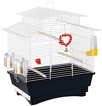 Bird Cage Stainless Steel Bird Cage Big Parrot Cage Pigeon Metal Bird Cage Portable Small Sized Birds Travel Cage Pet Home Birdcages (Color : B) (C) image 3