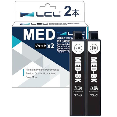 Amazon.co.jp: LCL エプソン用 MED(メダマヤキ) 互換インク MED