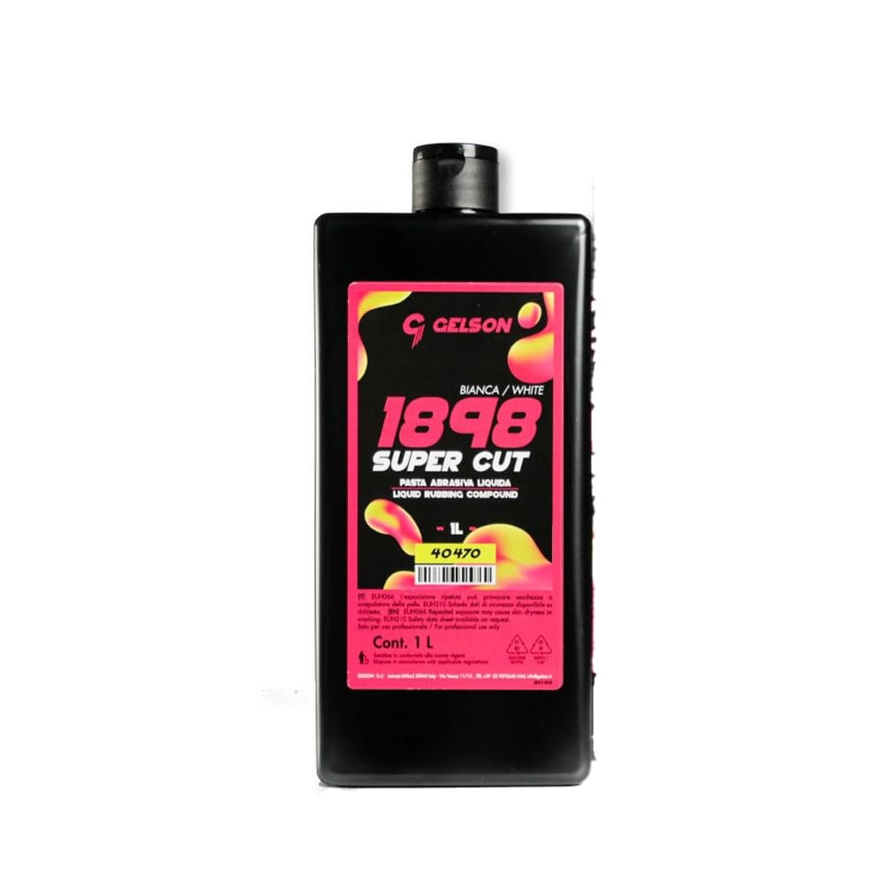 GELSON - Pasta abrasiva 1898 Negra, Pasta de Pulir, 1 l
