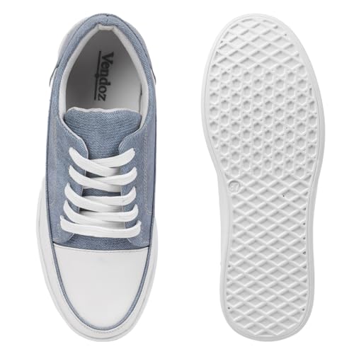 Image of Vendoz Women Casual Stylish Sneakers I Cushioned Insole I All Day Comfortable I Lightweight and Stylish Shoes for Girls CNV7018