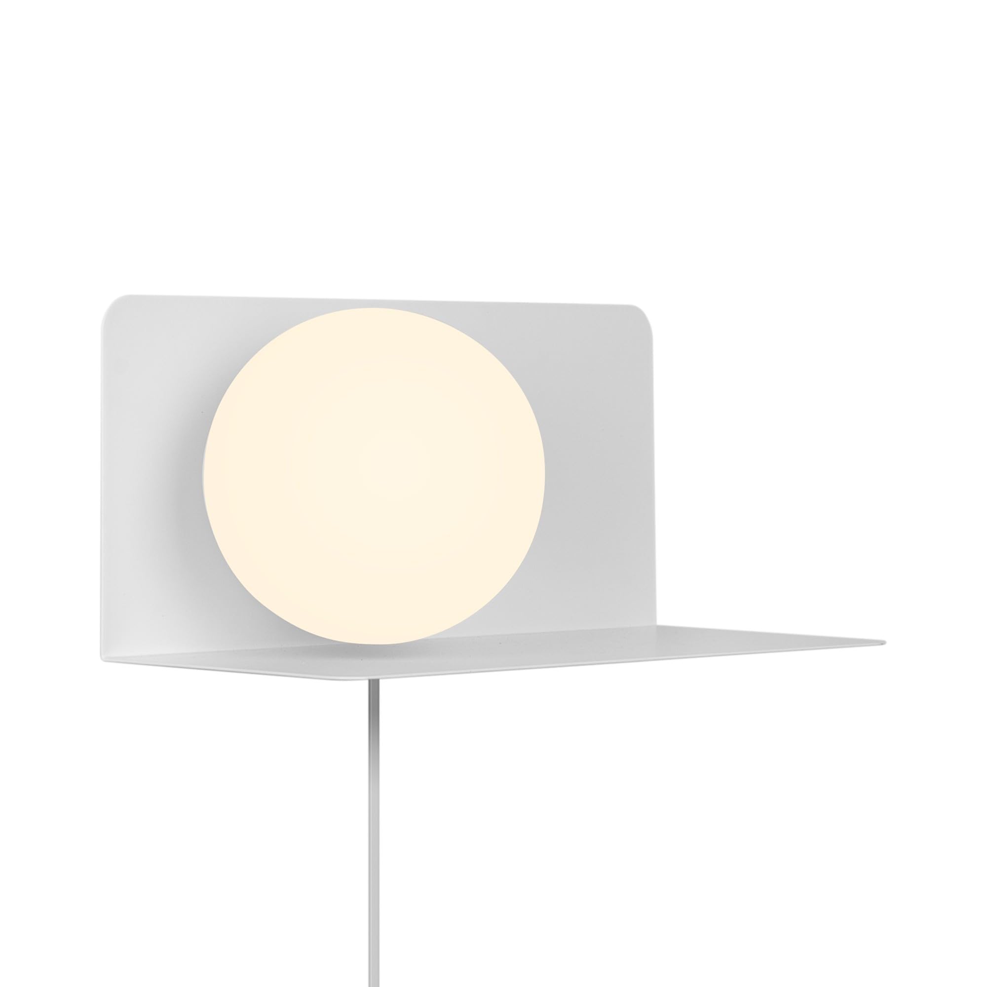Nordlux Lilibeth Wall Light White Metal Bedroom E14 Switch Plug in/Mains