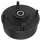 ibasenice Atv Metallbremstrommel Reparaturset 110mm für 125cc 250cc Sandbuggy mit Robuster Befestigungsbasis Verschleißfest Kompatibel für Offroad Gelände