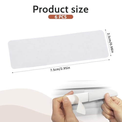 Innohhustle 601240_1_D6VJTYQW 6 Sets Horizontal Blinds Replacement Slats Mini Blind Slat Repair Kit 2.9 × 0.9 Inches White Blind Fixers Not Transparent Horizontal Blinds Replacement Slats Or Parts thumb #1