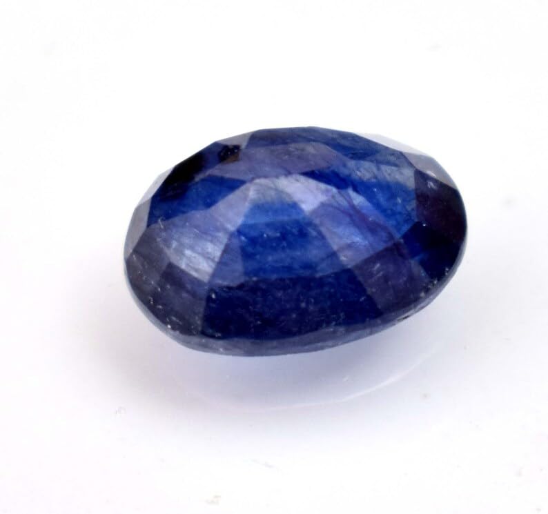 Pierre gemme bleu Ceylan naturelle facettes fabrication bijoux bague pendentif - 6