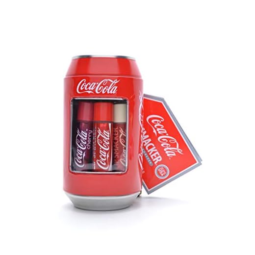 Lip Smacker – Colección Lata Coca-Cola – Set de Bálsamo Labial Hidratante Infantil de Diferentes Sabores – Hidratante Labios Ideal como Regalo Envasado en una Clásica Lata de Coca Cola – Pack de 6