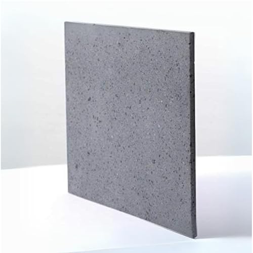 Piedra volcánica siciliana, placa lisa de piedra olar, rectangular, 30 x 38 x 1,5 cm, refractaria, fabricada en Italia