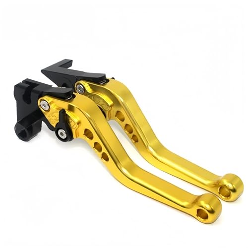 Leviers de frein d'embrayage courts couleur or pour moto Suzuki GSR 750 600 400