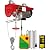 FITHOIST Electric Hoist,440lbs 120V Winch with 262ft Wireless Remote Control,Electric Winch Single/Double Slings with Emergency Stop,110V Lift Hoist for Factories,Warehouses,Construction Site