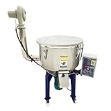 TECHTONGDA Vertical Industrial Blender Mixer Color Pellet Blender Mixer Stainless Steel Color Mixing Machine Powder Plastic Granule Mixing Machine 220V 1PH