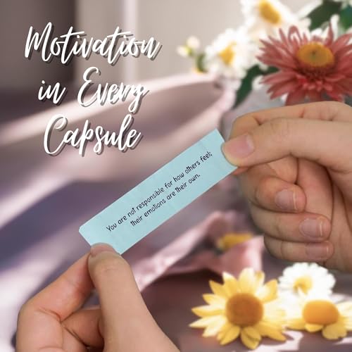 50 Positive Messages in a Bottle, Positive Affirmation,Anxiety Relief Items,Unique Health and Wellness Gifts, Stress Relief, Self Care Kit for Mediation, Self Care Gifts for Women (Positive) - Image 6