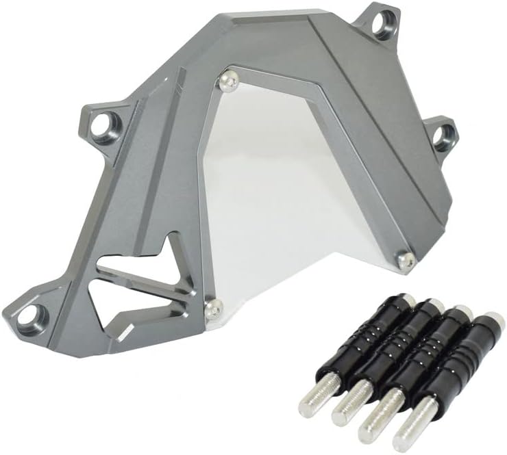Front Sprocket Chain Guard Cover Left Side Engine For Kawasaki Z800 2013 2014 2015 2016 2017 2018 (Black)