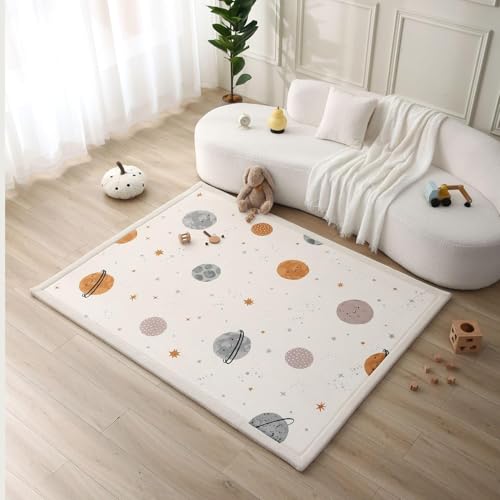 Wolkenweiche Spielmatte Baby 200x150x2 5cm Planeten Tatami Matte