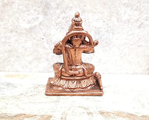 Image of Copper Idols - by Searchers Paradise ,6.3 cm , Copper Handmade Hanuman 147 Grams , Patina Antique Finish, Pack of 1 Piece