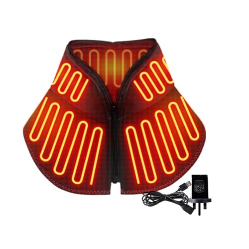 Coussin chauffant électrique pour le cou contre la fraîcheur au bureau lavable