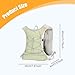 Menolana Vest Backpack Water Bladder Bag Running Gear Water Pack Sport Bag for Mountaineering Hiking Camping Cycling Trail, Green
