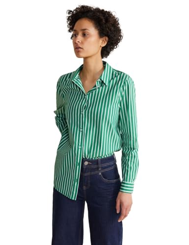 T-shirt blouse business Street One vert pour un look de bureau frais au printemps