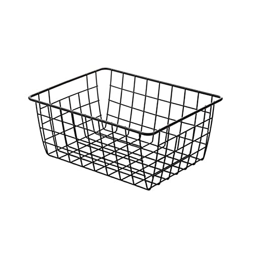 LPSFC Crémaillère d'égouttage Panier de vidange de Cuisine Panier de Rangement Nordique Style Fer Stockage Corbeille à Pain Snack Fruit Basket Holder Organisateur de ménage Grille d'égouttage(B)