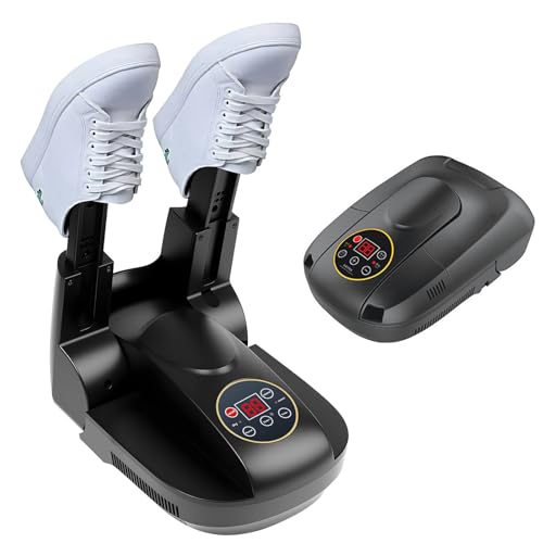 Secador De Zapatos Eléctrico,Secador De Botas Con Temporizador,Calentador De Zapatos Y Botas,Circulación De Calor De 360°,Secador Botas Esqui Para Zapatos,Guantes,Gorros Y Calcetines