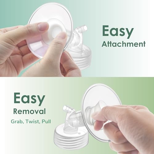 Image of Maymom Flange Inserts 16mm Compatible with Spectra, Medela 24 mm Shields, Momcozy S9 Pro /S12 Pro, Willow Wearable Cup. Compatible with Medela Freestyle, Harmony, to Reduce 24mm Down to 16 mm; 2pc