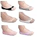Women's Low Cut Toeless Cotton No Show Socks 6 Pack