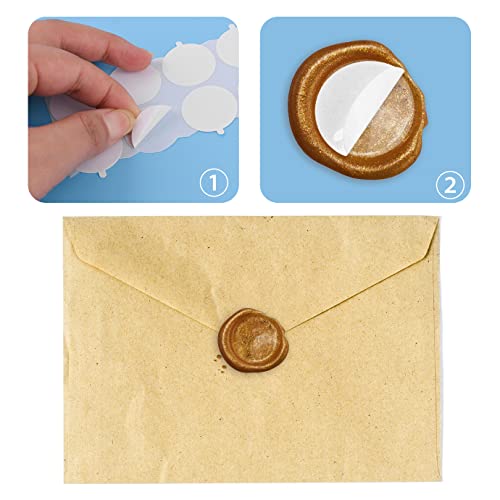 600 Pcs Adhesive Dots For Wax Seal Stickers, Adhesive Wax Seal Stickers With Pull Ring, Transparent Removable Sticky Tack Putty For Wax Seal Diy Craft Photo Wall Hanging #TOP2