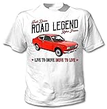 fiat 128 coupe 1973  Teesandengines Men\'s FIAT 128 Coupe 1300 Vintage White T-Shirt Size XLarge
