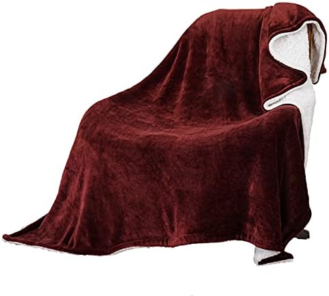 Winthome Wearable Blanket with Sleeves, Soft and Warm Sherpa Blanket for Adult Women Men (Grey)