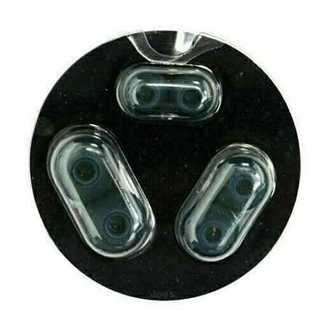 Replacement Earbud Tips for Beats Powerbeats Pro Wireless Stereo Headphones - 4 Pairs - Small, Medium, Large, and Double Flange (Navy Blue) Cover